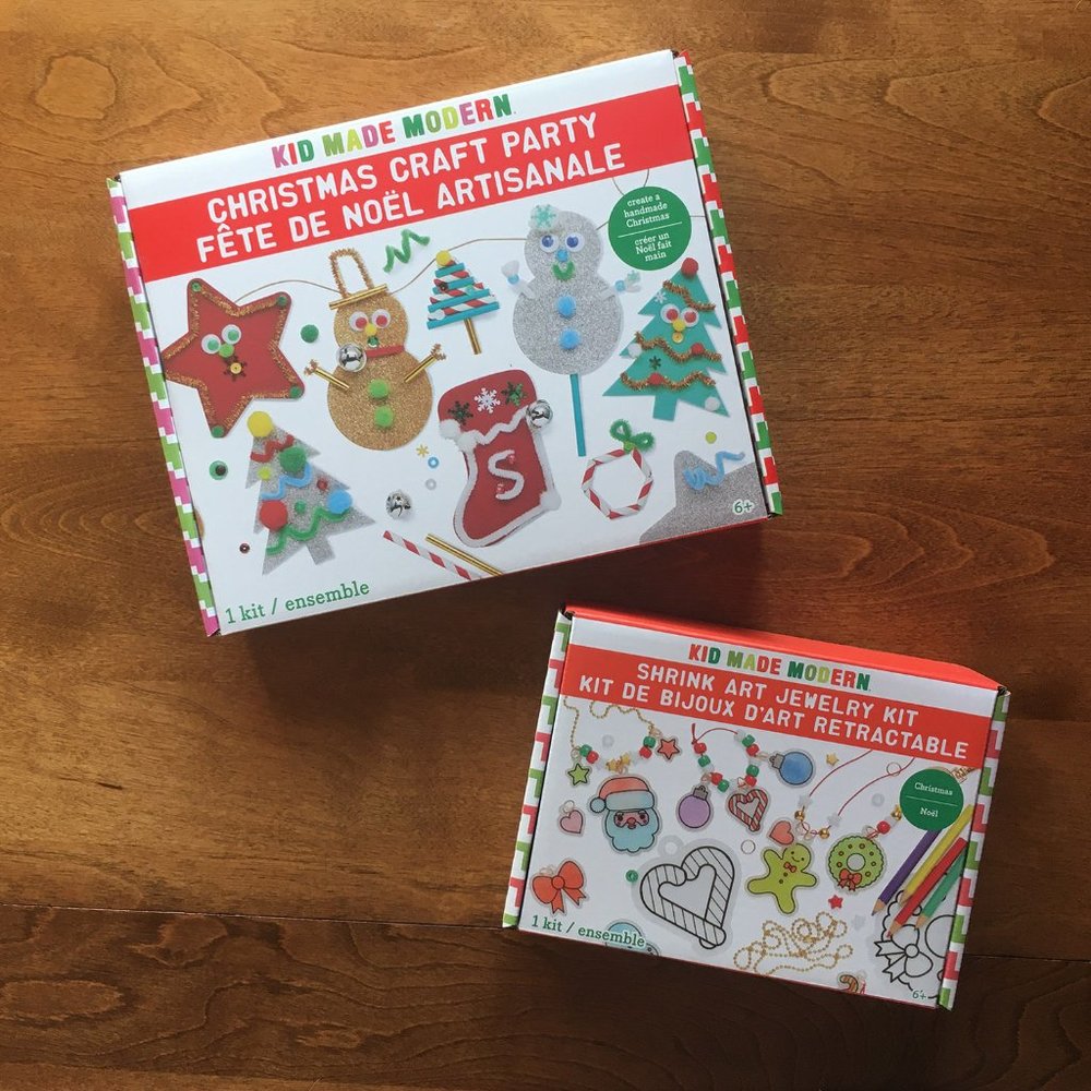 Kid Made Modern Christmas craft kits NIB